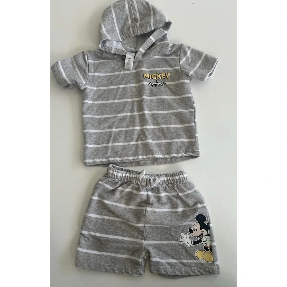 Disney Baby Toddler's‎ Mickey Mouse And Friends 2 Pc Shorts Set 24M